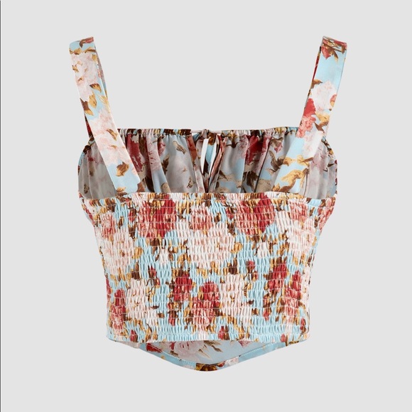 Floral crop top - Picture 2 of 2